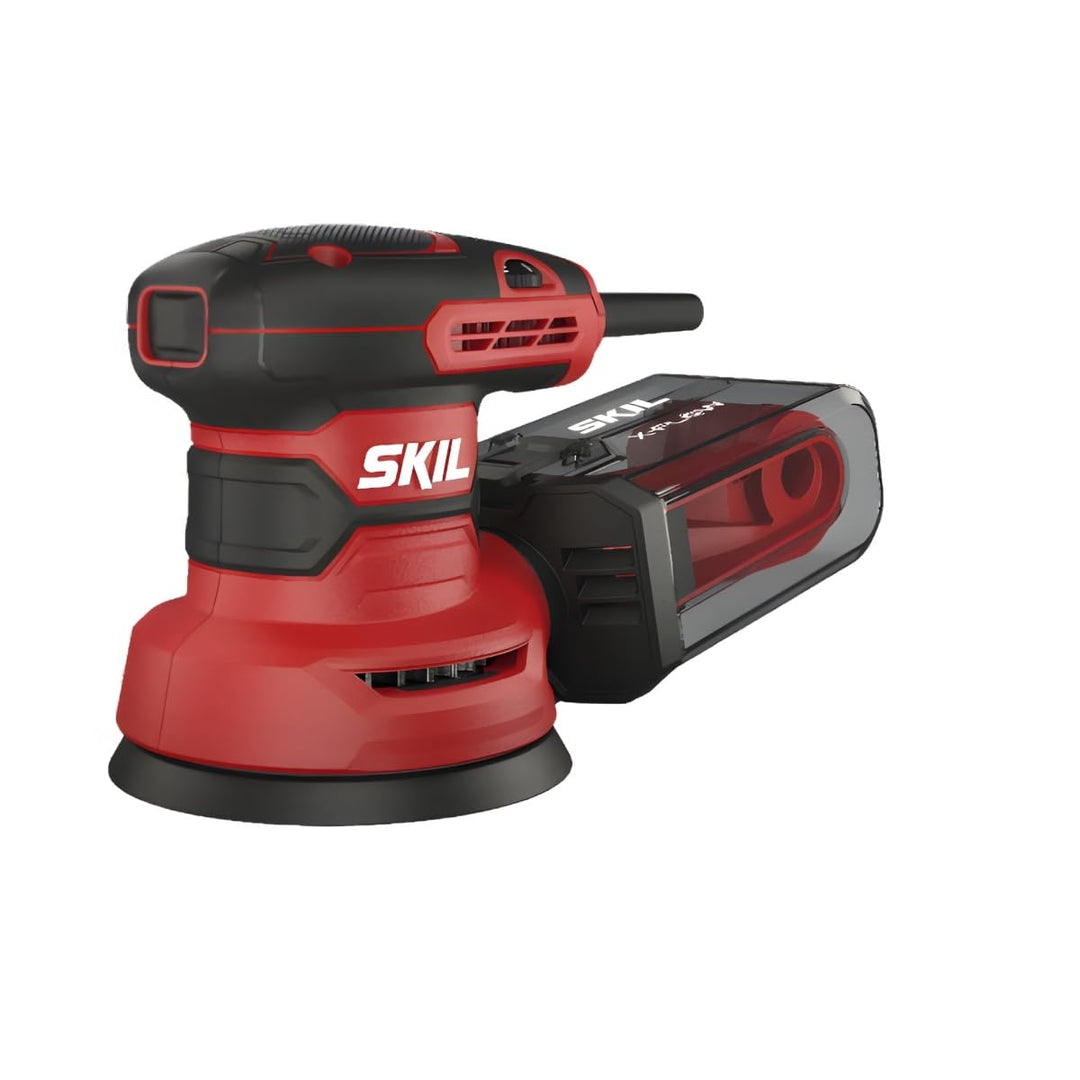 SKIL 7471AA 125mm Exzenterschleifer (300 W, „VRS“-Ausgleichsgewichtssystem, Einhandbetrieb, Drehzahl