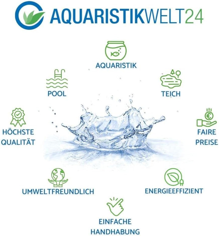 AquaOne Teichfontäne HJ 603 I Multifunktions Unterwasser Pumpe mit Fontäne 600 L/h I Springbrunnenpu