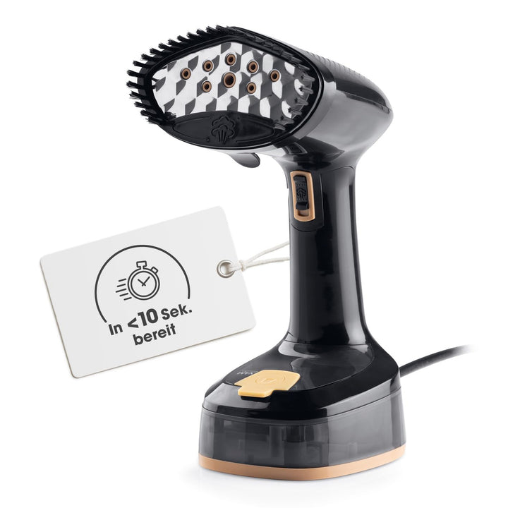 CLEANmaxx Dampfglätter für Kleidung | Mit 2in1 Funktion - glättet & frischt Klamotten auf | Kompakte