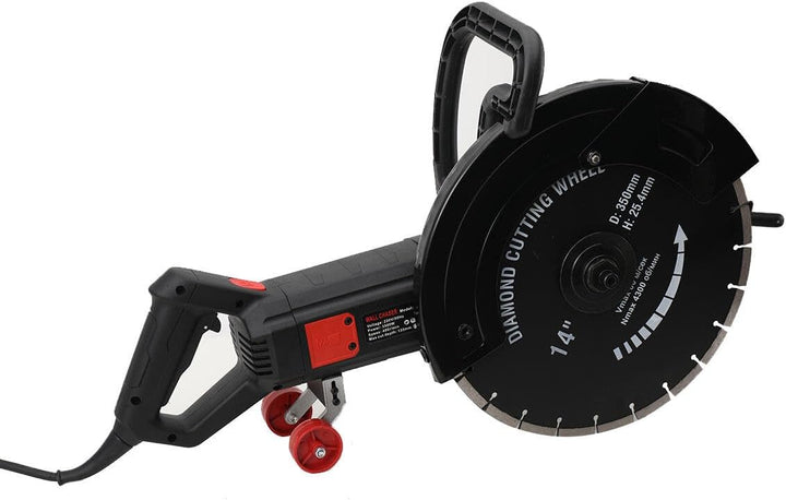 YILIKISS Elektrische Mauernutfräse 3200W Betonsäge Schlitzfräser Wandschlitzer Schlitzbreite: 72 mm
