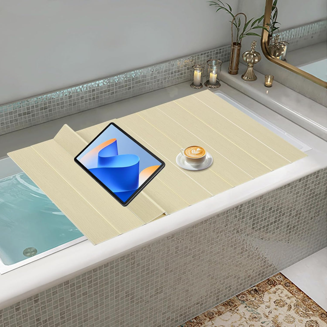 Badewannenabdeckung,Faltbare Badewanne, Wasser und staubdicht,wärmeisolierende PVB Badewanne, maxima