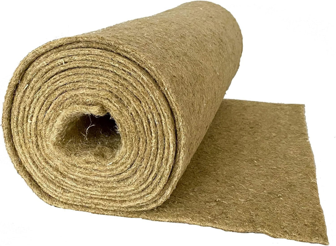 Nagerteppich 100% Hanf, Meterware, 0,60 m x 5,00 m x ca. 0,5 cm dick, Nagermatte, Hanfmatte für Kani