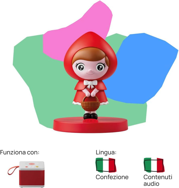 FABA Klangfigur Rotkäppchen - Klanggeschichten - Spielzeug, pädagogische Inhalte, italienische Versi