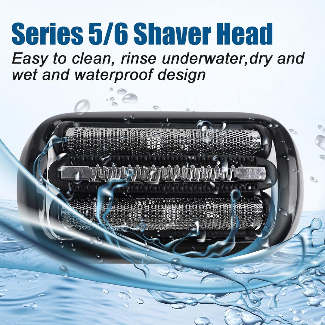Series 5/6 Scherkopf 53B Ersatzrasierkopf Kompatibel mit Series 5/6 Männer Rasierer Scherkopf Rasier