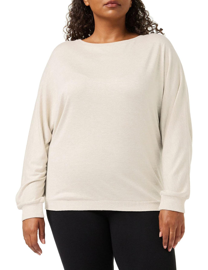 Triumph Damen Thermal Sweater Schlafanzugoberteil, Brown - Light Combination