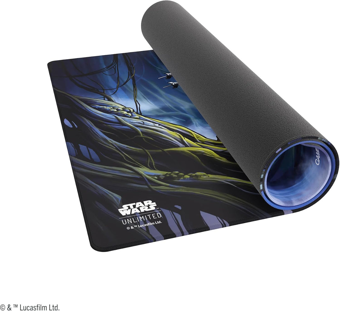 Gamegenic, Star Wars: Unlimited Game Mat – Dagobah, Grösse: 61 x 35 cm, Dicke: 2 mm