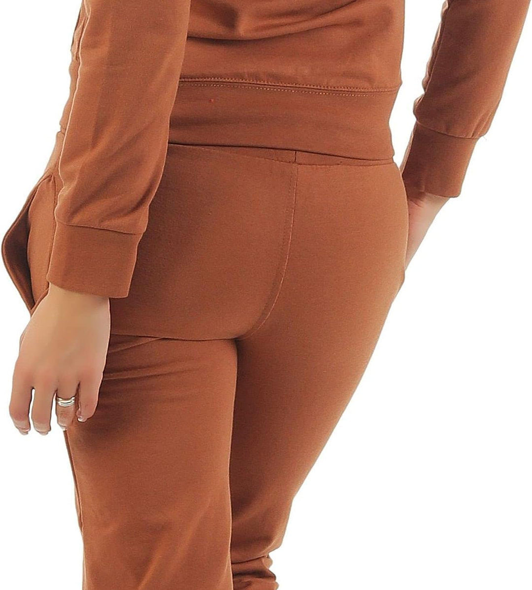 Gennadi Hoppe Damen Jogginganzug - Stilvoller Sportanzug &amp; Trainingsanzug XL hellbraun (camel), XL h