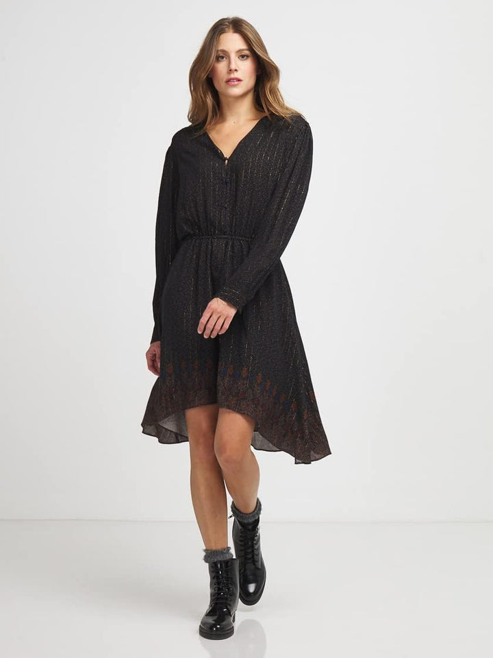 Desigual Damen 20wwvw50 Kleid, Schwarz, 26 Kurz EU