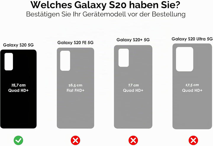 OtterBox Defender Hülle für Galaxy S20, stossfest, sturzsicher, ultra-robust, schützende Hülle, 4x g