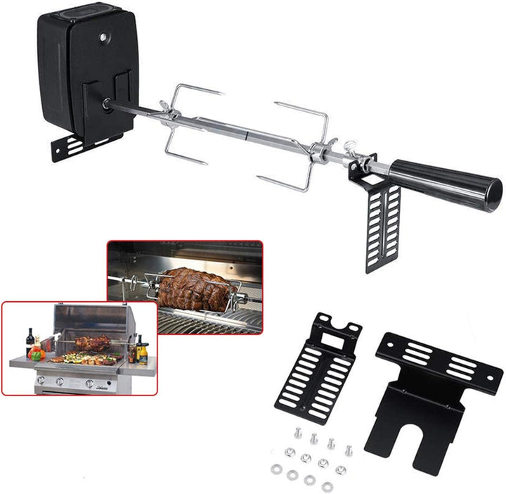 Rotisserie Motor Halterungs Set Universal Grill Edelstahl Bräter Motor Halterung Set Edelstahl Halte