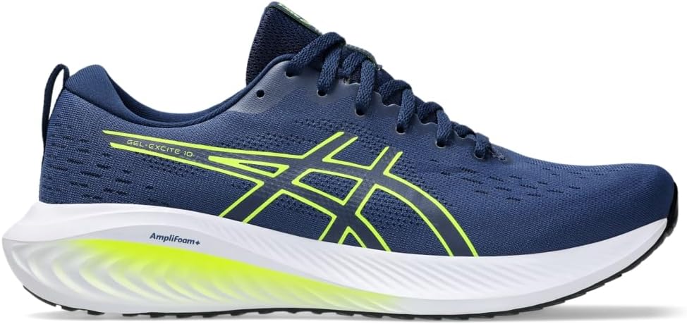 ASICS Herren Gel-Excite 10Sneaker 40 EU Blue Expanse Safety Yellow, 40 EU Blue Expanse Safety Yellow