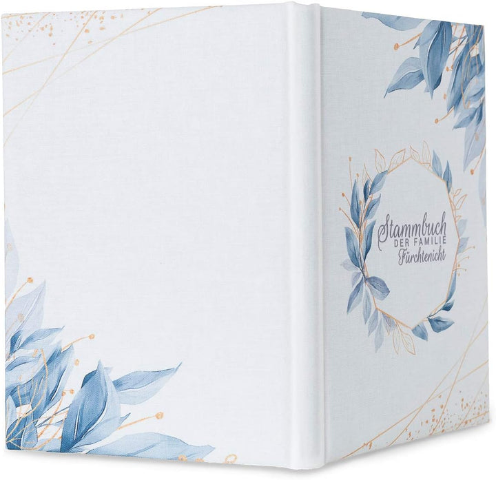 Hochzeitideal Stammbuch der Familie Familienstammbuch bedruckten Buchbinderleinen (505 - Thea person