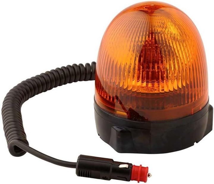 HELLA - Halogen-Rundumkennleuchte - Rota Compact - 12V - gelb - Magnetbefestigung - Kabel: 600mm - S