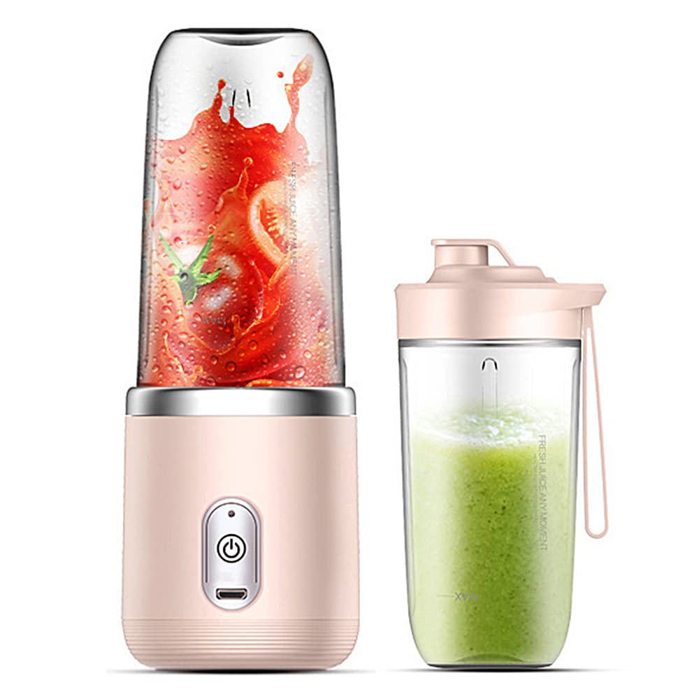 Irishom Mixer Smoothie Maker,tragbarer mixer,Smoothie Maker to Go mit 2x450ml Flaschen,Geeignet für