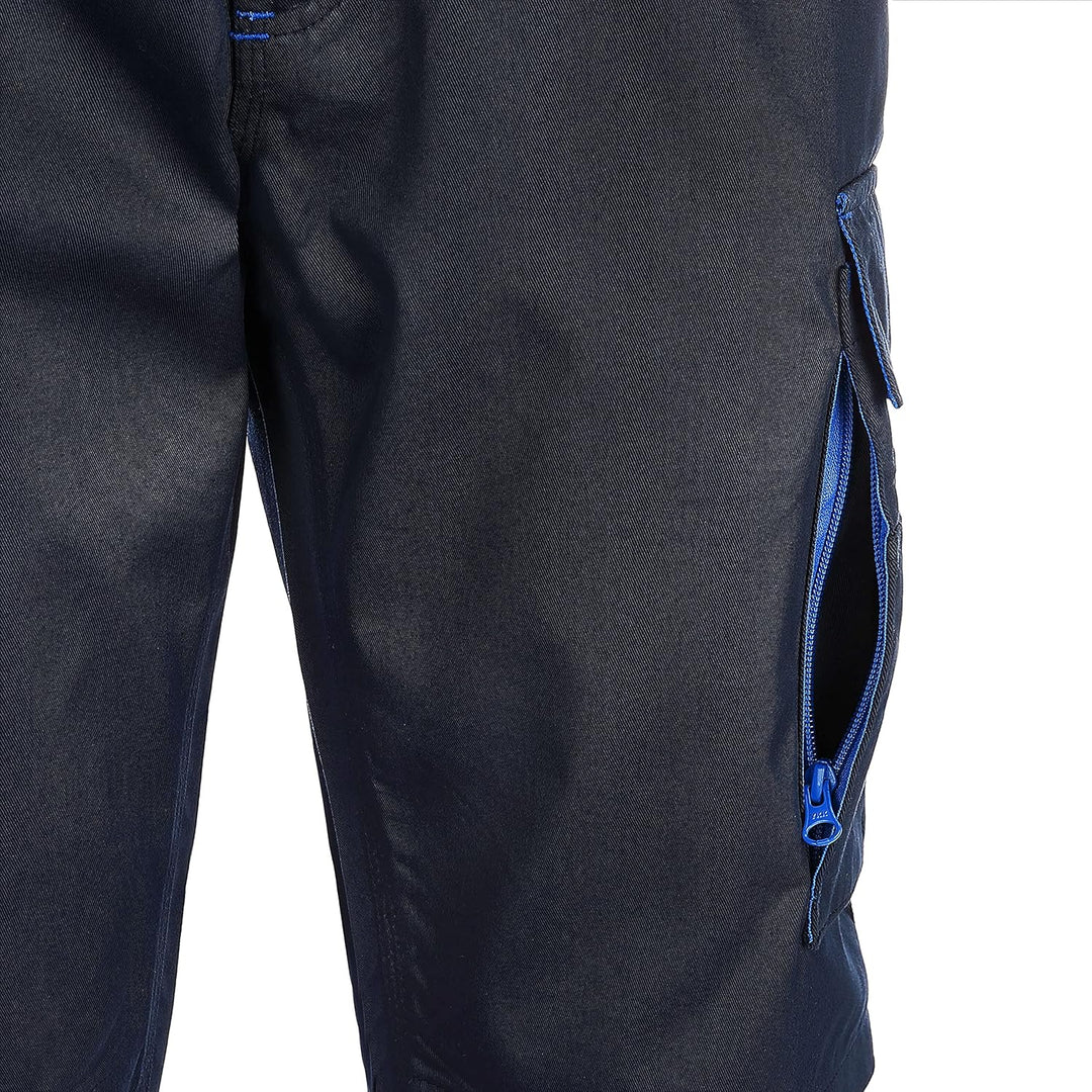 TMG Arbeitsshorts Herren Finesse - leichte Cargo Bundhose kurz aus robustem Baumwoll-Polyester-Mix m