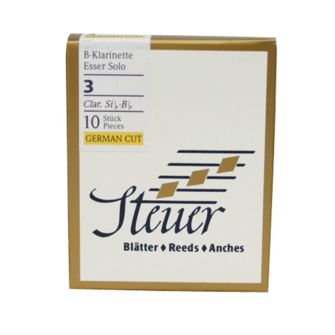 Steuer Blatt BB-Klarinette Solo White Line 4 deutscher Schnitt 10er-Packung 4 Bb-Klarinette dt. Schn