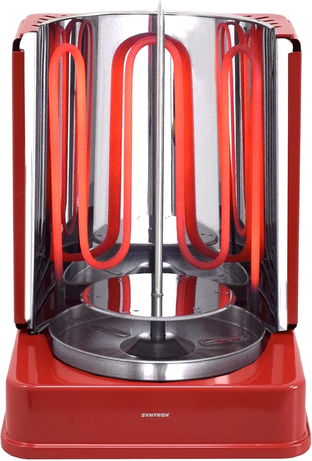 Syntrox Germany Vertikal-Multigrill Dönergrill Gyrosgrill Schaschlikgrill Rotisserie Hähnchengrill R