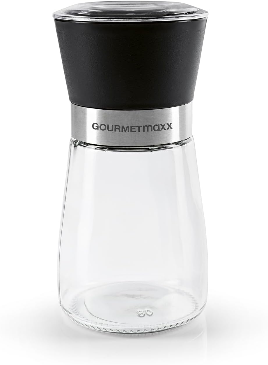 GOURMETmaxx Salz- & Pfeffermühlen 2er-Set | Gewürzmühlen mit stufenlos einstellbarem Keramikmahlwerk