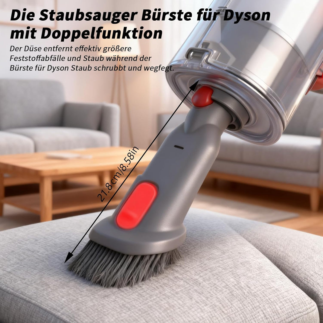 6 Stück Aufsatz für Dyson Staubsauger V7 V8 V10 SV10 V11 SV11 und V15, Bürste Ersatzteile für Dyson