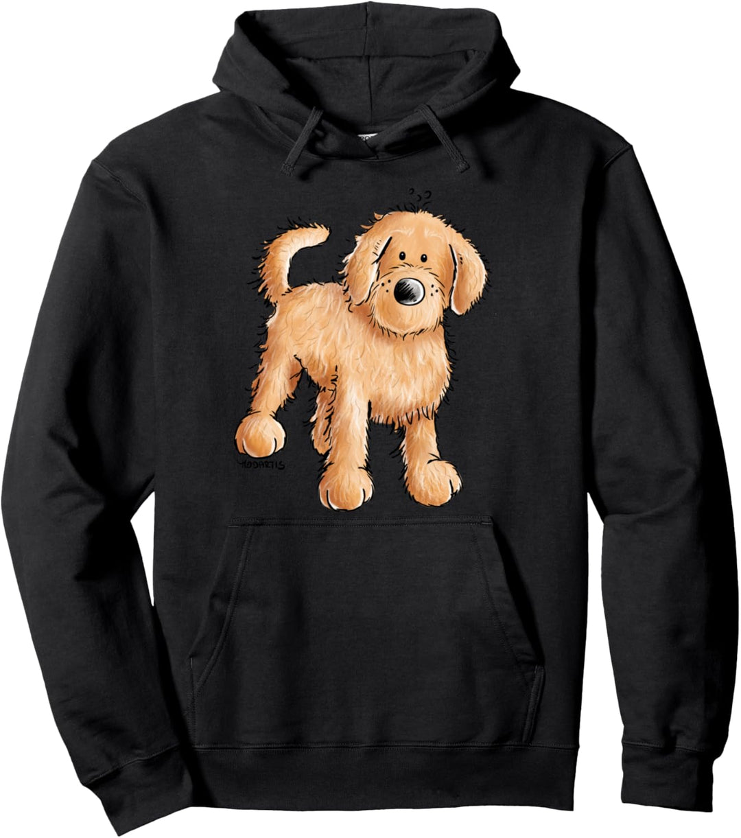 Happy Goldendoodle I Golden Doodle Hunde Fan Pullover Hoodie