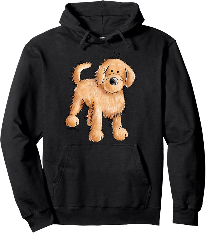 Happy Goldendoodle I Golden Doodle Hunde Fan Pullover Hoodie