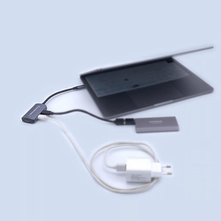 Type-C Hub Adapter für Viture Xreal Rokid Rayneo AR Brille (3 USB-C), 3 USB-C