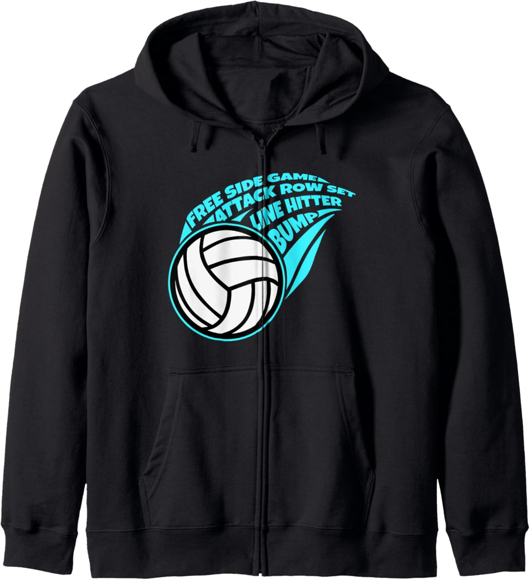 Volleyball Beachvolleyball Trainer Geschenk Kapuzenjacke