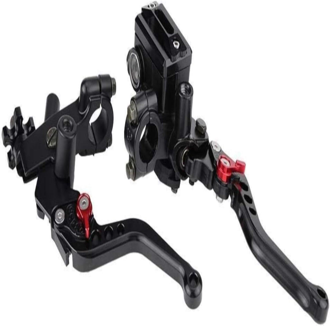 KSTE Kupplungshebel Motorrad, Kupplungshebel 1 Paar 7/8" (22 mm) Universal-Motorrad-Bremsen-Kupplung