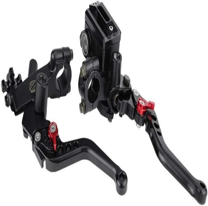KSTE Kupplungshebel Motorrad, Kupplungshebel 1 Paar 7/8" (22 mm) Universal-Motorrad-Bremsen-Kupplung