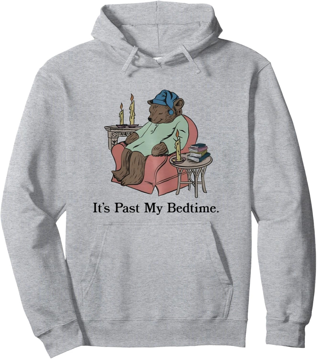 It's Past My Bedtime – lustiger humorvoller schläfriger introvertierter Bär Pullover Hoodie