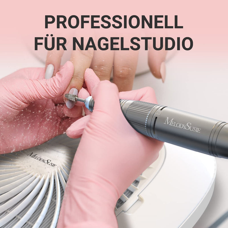 MelodySusie Nagelstaubsauger mit Filter, Professionelle Staubabsaugung für Nagelstudio & Zuhause Lei