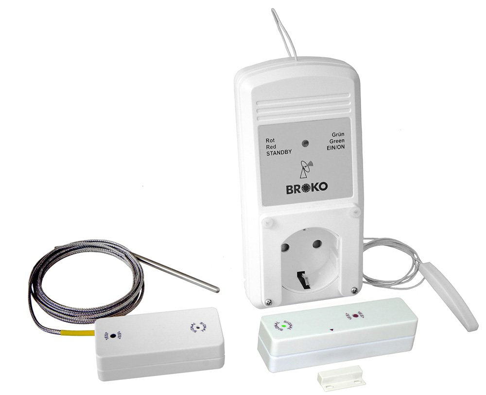 BROKO Funk-Sicherheits-Abluftsteuerung BL220FAT(SG)-System mit Aussenantenne und Temperaturfühler/Fu