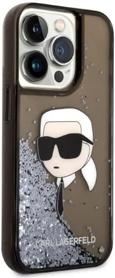 KARL LAGERFELD KLHCP14XLNKHCK Hülle für iPhone 14 Pro Max 6,7" Schwarz hardcase