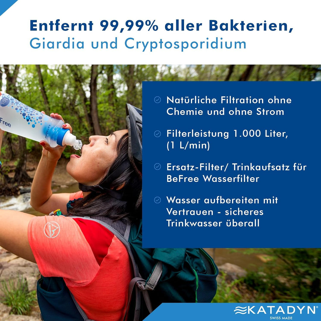 Katadyn,8019641,BeFree AA8Ersatzelement -Blau