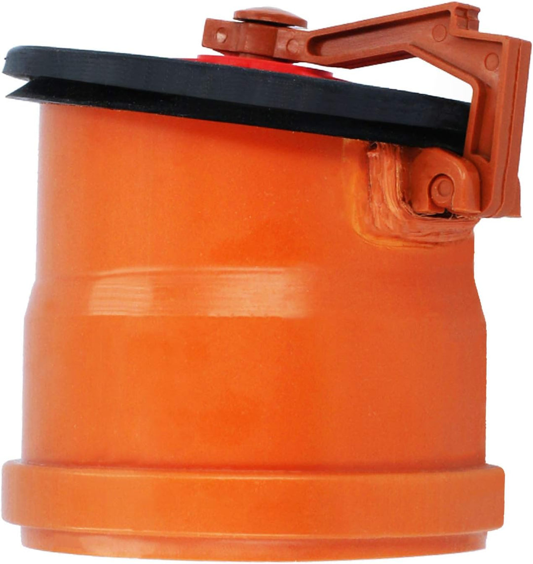 PEŠTAN Froschklappe Rückstauklappe Ø DN 110 mm Orange | Auslaufstück Für HT KG Dränage Rohr Kanal |