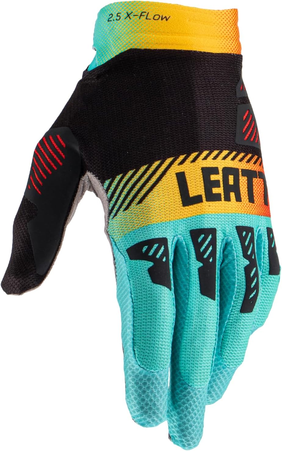 Leatt Motocross 2.5 X-Flow Handschuhe mit NanoGrip Handfläche S Braun, S Braun