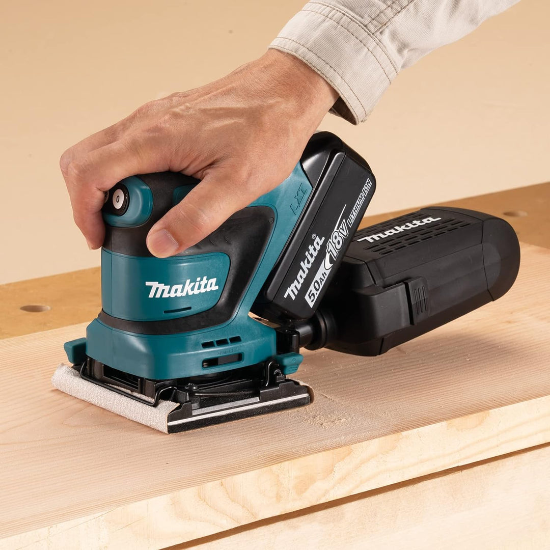 Makita DBO481Z 18V Li-Ion LXT Finishing Sander - Batterien und Ladegerät nicht enthalten