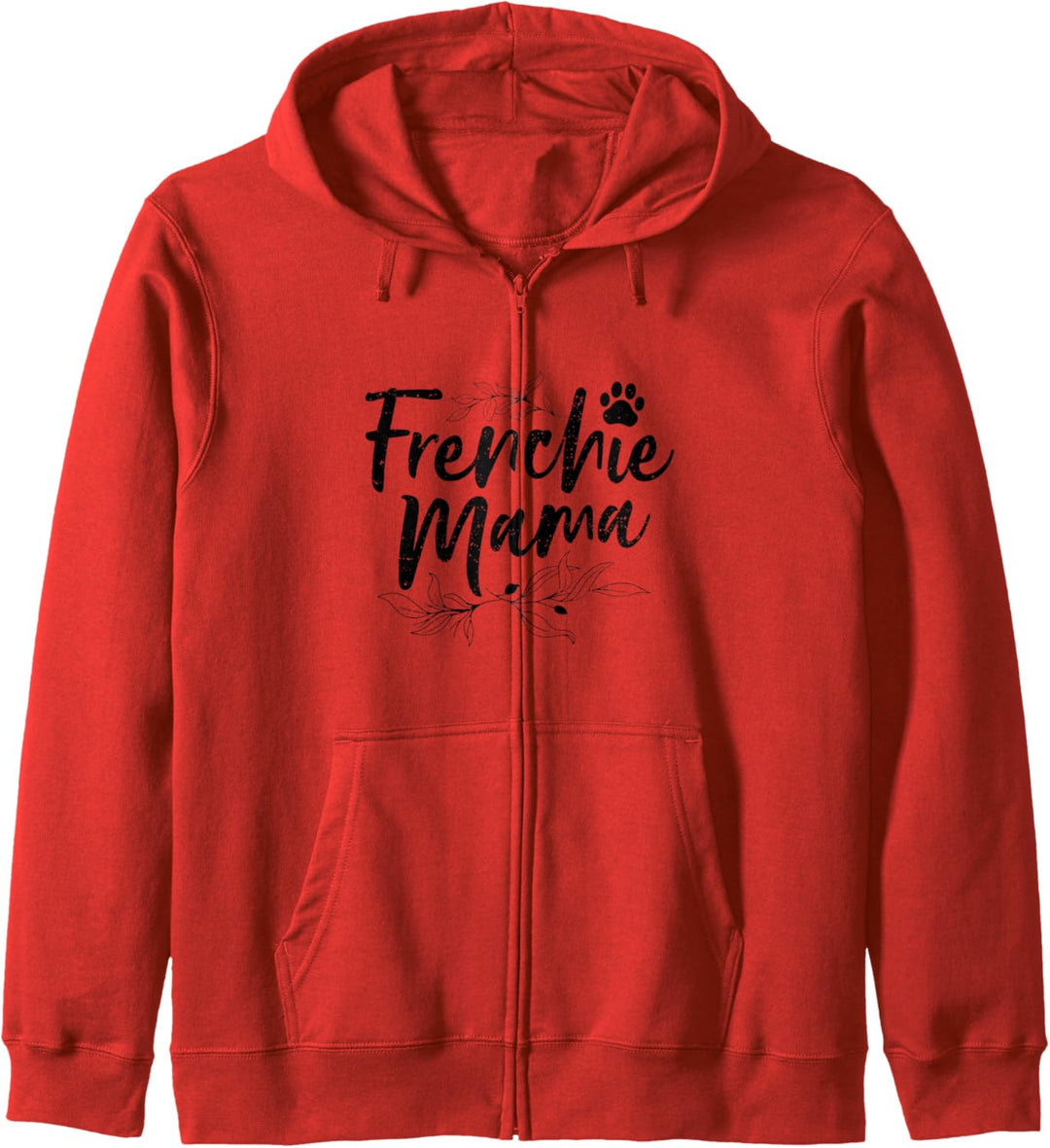 Französische Bulldogge: Frenchie Mama - Hunde Sprüche Kapuzenjacke