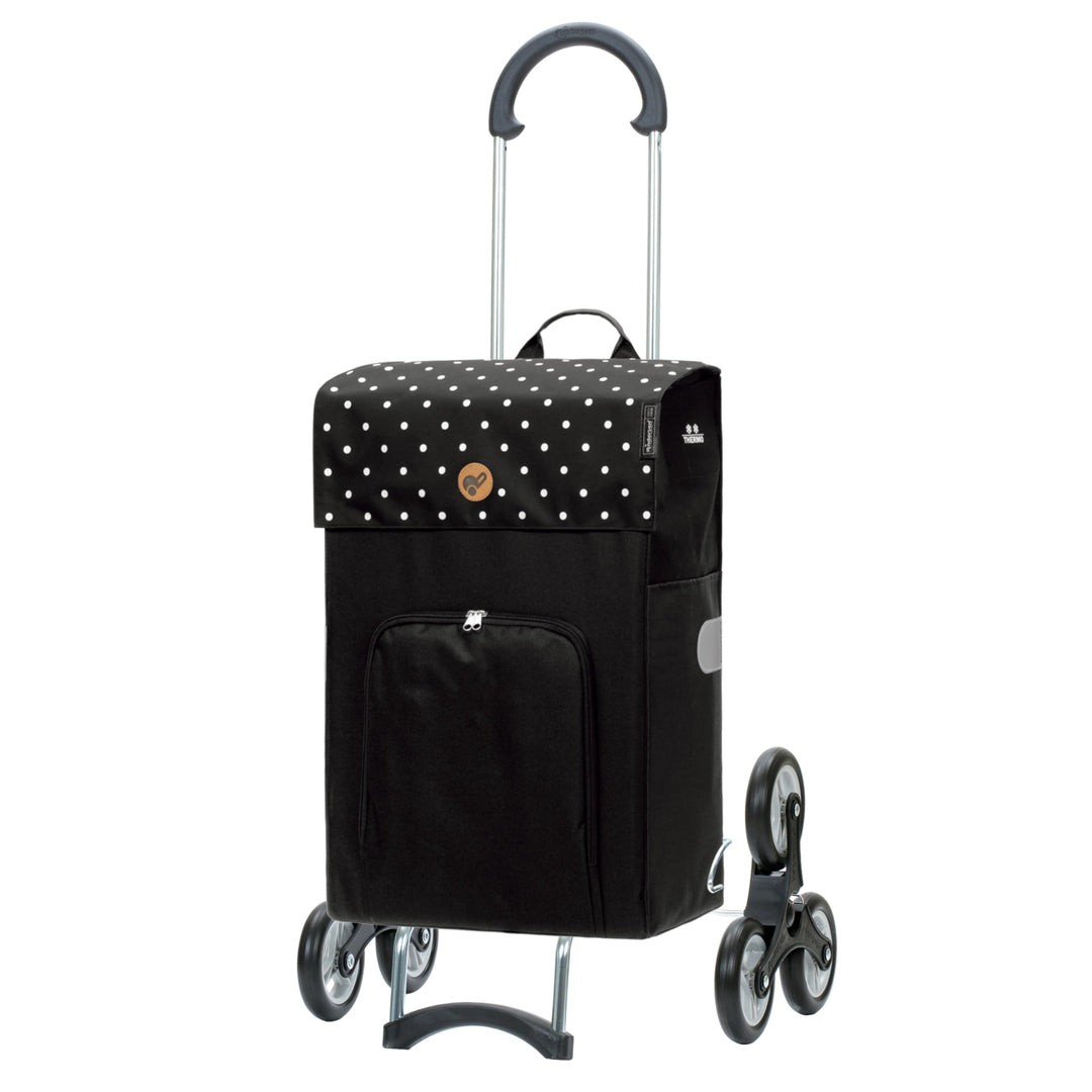 Andersen Einkaufstrolley - klappbar - 49 Liter - Treppensteiger - mit Kühlfach - belastbar 40 kg - S