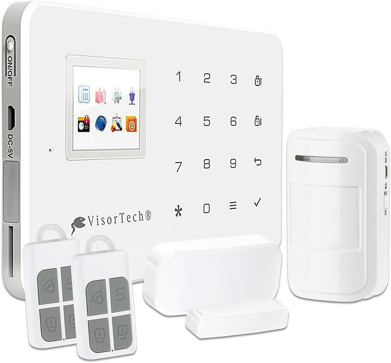 VisorTech Hausalarm: GSM-Alarmanlage mit Funk- & Handynetz-Anbindung XMD-4400.pro (Funkalarm, Alarma