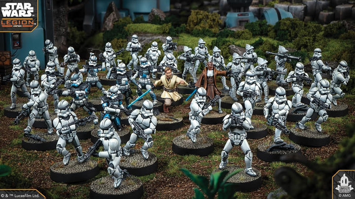 Asmodee, Star Wars: Legion – Galactic Republic Starter Set (Galaktische Republik-Starterset), Atomic