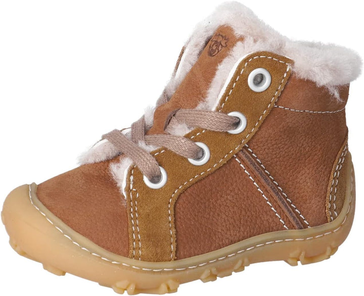 RICOSTA Mädchen und Jungen Lauflernschuhe ELIA, WMS:Weit,terracare,Barfuss-Schuh 21 EU Weit Braun 26