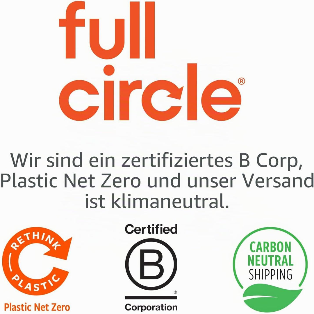 Full Circle Clean Team Kehrschaufel, Plastik, Weiss &amp; Grau, Regular Weiss &amp; Grau Regular, Weiss &amp; Gr