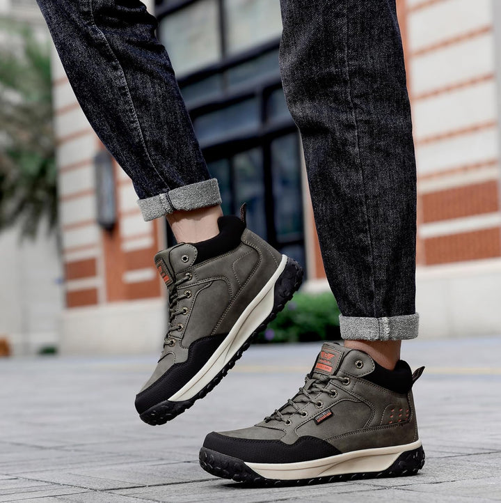 ARRIGO BELLO Winterschuhe Herren Warm Gefüttert Mid Schneestiefel Winterstiefel Rutschfeste Trekking