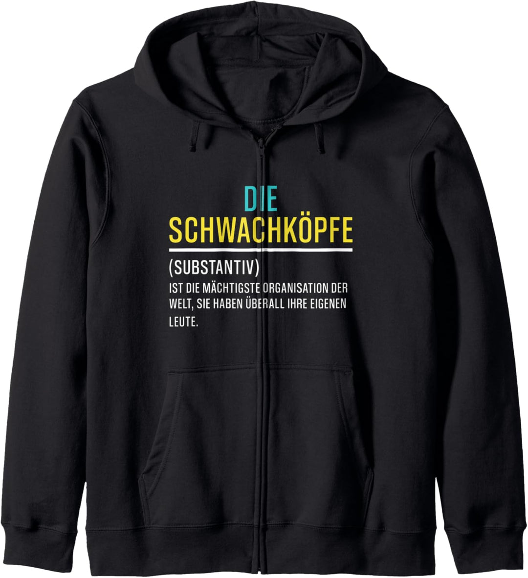 Lustige Schwachköpfe Definition Idiot Humor Dummkopf Dumm Kapuzenjacke