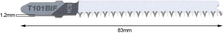 The Lord of the Tools 10 Stück T101BIF Laminat-Stichsägeblätter Laminatschnitt Stichsägeblätter für