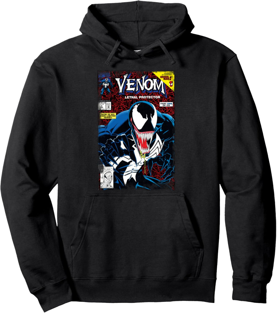 Marvel Venom Vintage Comic Book Cover Pullover Hoodie