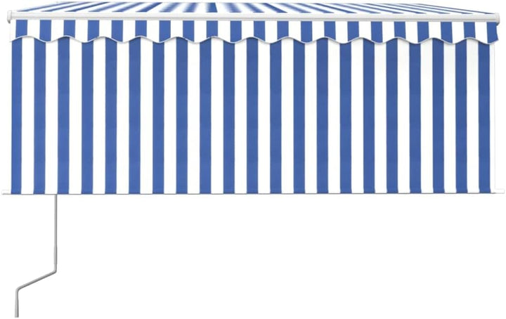 vidaXL Gelenkarmmarkise Automatisch mit Jalousie Markise Sonnenmarkise Balkonmarkise Sonnenschutz Si