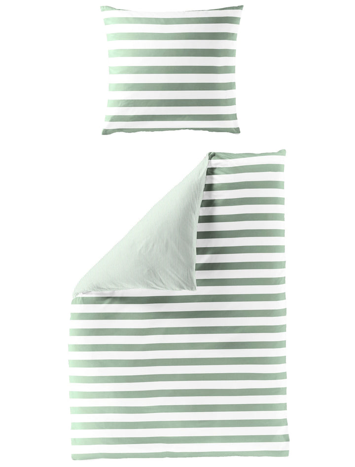 Bierbaum Bettwäsche 3121, Mako-Satin, Made in Germany (135 x 200 cm, Jade) 135 x 200 cm Jade, 135 x