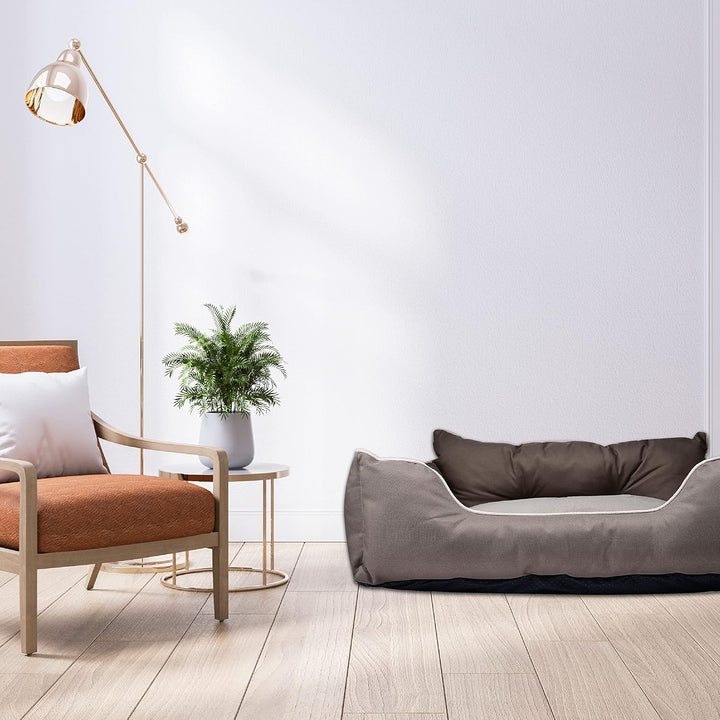 UNITED COLORS OF BENETTON. Pets - Hundebett, Ergonomisches Bett für Kleine Hunde, Aus Polyester, Was